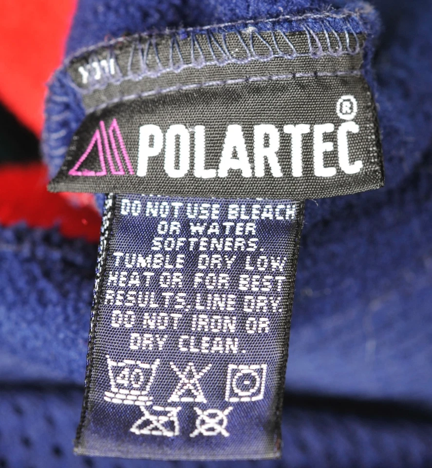 Vintage Eddie Bauer Ebtek Colorblock Full Zip Vest Men's M Made in USA 1990s - Image 4 of 4