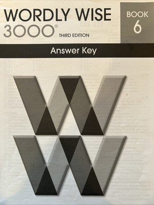 Worldly Wise Book 6 Answer Key