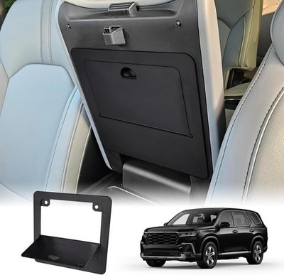 Fit 2023-2025 Honda Pilot Black Center Armrest Hidden Storage Box Accessories