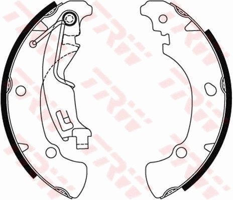 GS8488 TRW Bremsbackensatz FüR Fiat,Lancia-image