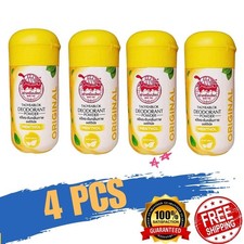 Taoyeablok Odor Deodorant Powder Natural Thai Herbal Alum Antiperspirant 4 x 25g