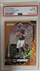 Panini Prizm 2024 Caleb Williams Chicago Bears Disco Prizm Rookie #301 PSA