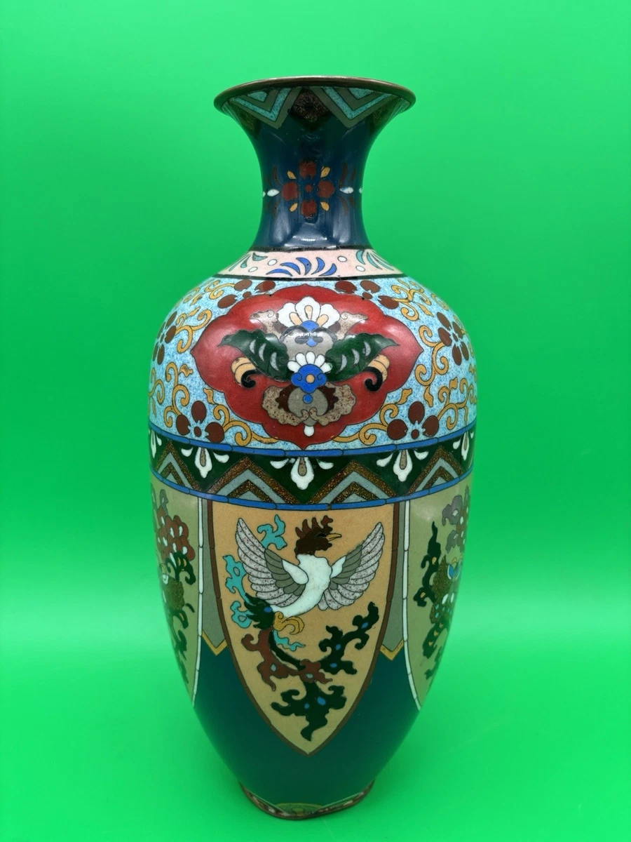 日本景泰蓝龙在日本古董花瓶| eBay