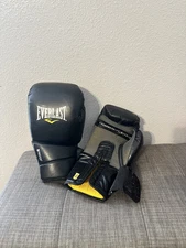 Everlast EverCool Protex2 Boxing Training Gloves Black Heavy Large