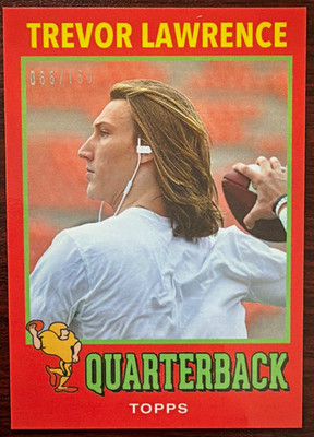 Topps 2021 Topps X Trevor Lawrence Trevor Lawrence Jaguars #12 /150