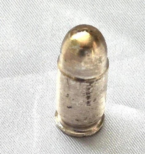 VINTAGE 1997 1 oz .999 SILVER .45 CALIBER ACP BULLET  SILVERTOWNE MINT