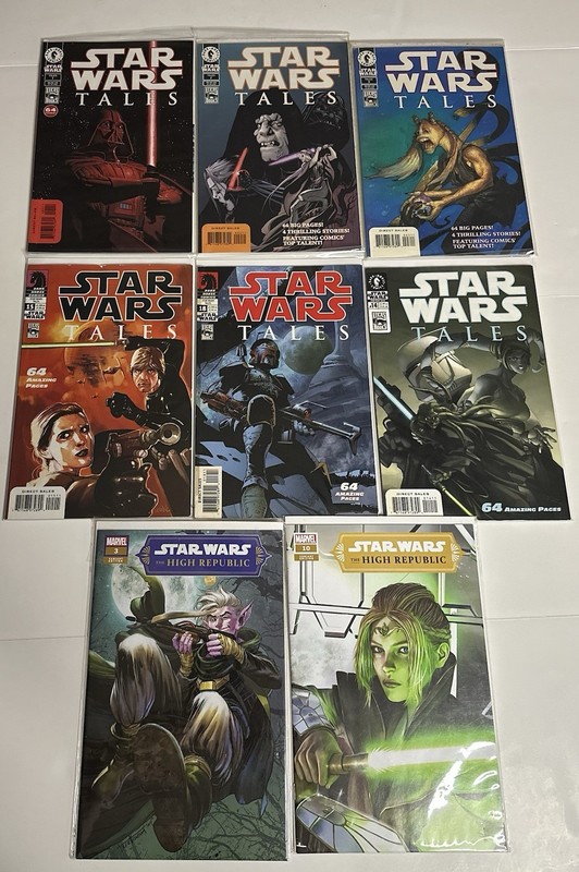 Star Wars 8 Issue Comic Book Lot
