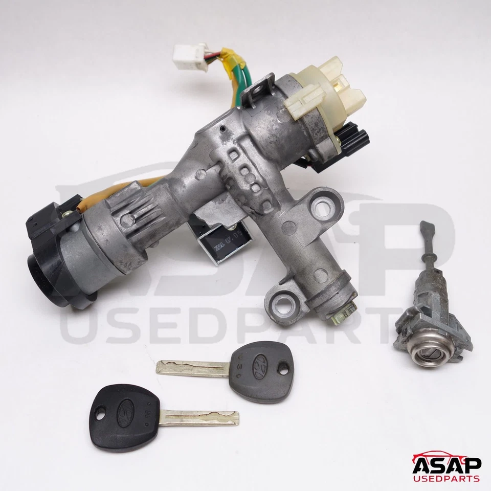 🍎 INTERRUPTOR DE ENCENDIDO + CILINDRO CERRADURA PUERTA IZQUIERDA + 2 LLAVES HYUNDAI AZERA 2006-2011 🍎 Foto 2 de 4