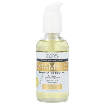 Vitamin C, Brightening Body Oil, 3.8 fl oz (112 ml)