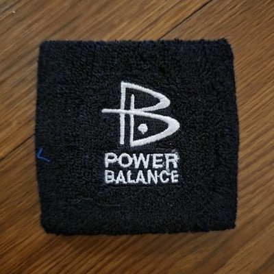 Power Balance Black Wristband Performance Technology Sports Fitness Accessory