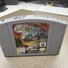Chopper Attack Video Game Nintendo 64 N64 Authentic and Tested Works
