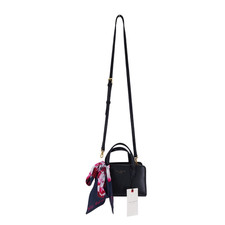 Image of Ted Baker Black Minimalist Grab Handle Mini Crossbody Elanii Bag BNWT RRP £110
