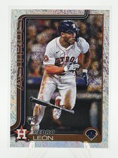 2025 Topps Series 1 Celebration Confetti Parallel #30 Pedro Leon Rookie RC