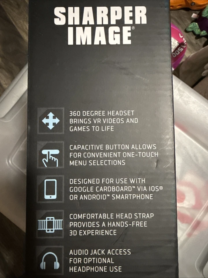 Smartphone Imagen Más Nítida 360 Grados Realidad Virtual Auriculares Transformar Realidad Foto 2 de 4