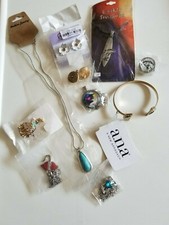Lot of 10 Costume Jewelry In The Original Packages Earrings Necklaces  Bracelet
