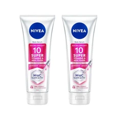 Nivea Body Serum Extra Bright 10 Super Vitamins Skin Food Glow Perfection 170ml