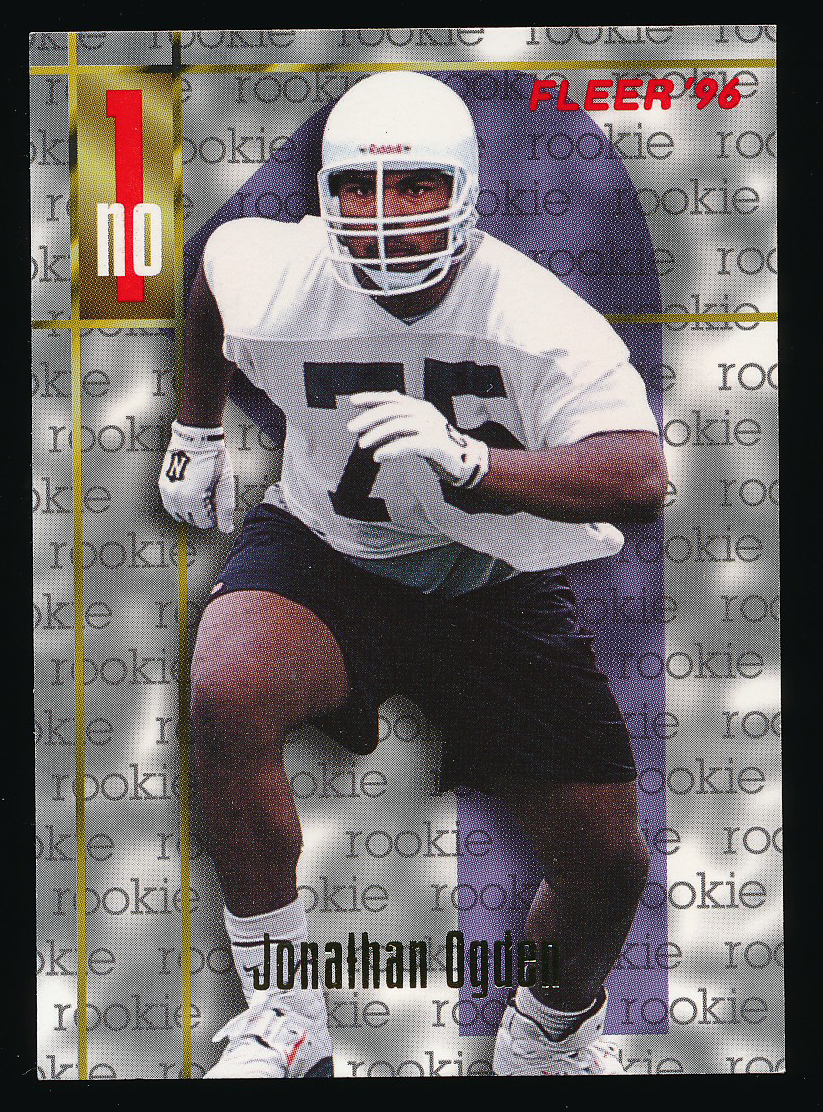 1996 Fleer #173 Jonathan Ogden RC (A04)