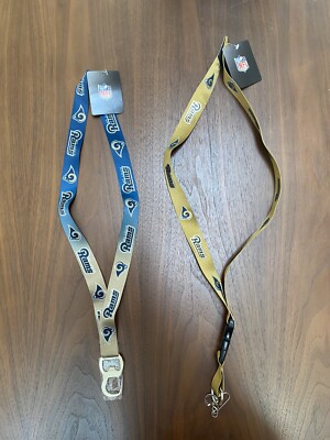 St. Louis Rams Lanyard *New w/ Tag* (Gold & Blue Options)