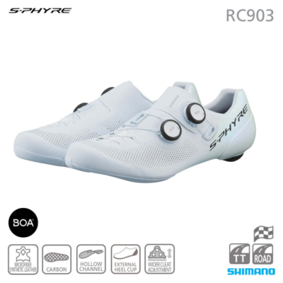 SHIMANO-RC903 SPD SHOES White 45E (Wide) | eBay