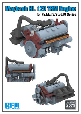 RYEFIELD 2075 1/35  HL 120 TRM Engine For Pz.kfz.IV/StuG.IV Series