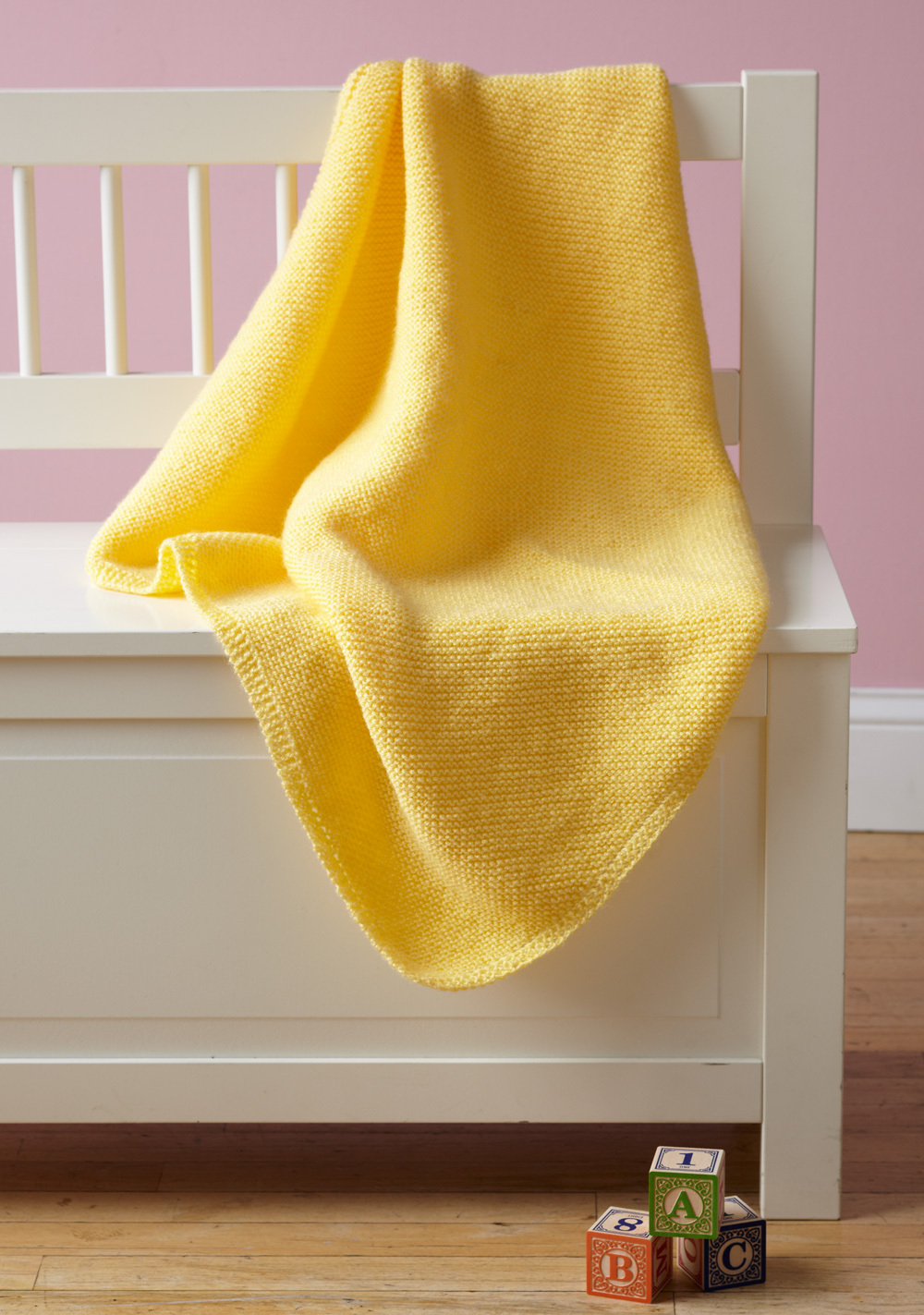 Knitting Pattern Easy knit baby blanket pattern in Double knitting