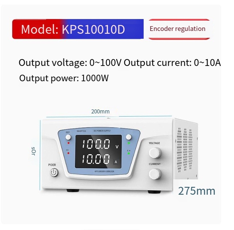 100V 10A Lab Adjustable DC Power Supply Regulated Variable Bench Switching