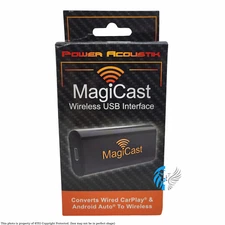 Power Acoustik MagiCast MC-1 Wireless CarPlay / Android Auto USB Interface NEW™