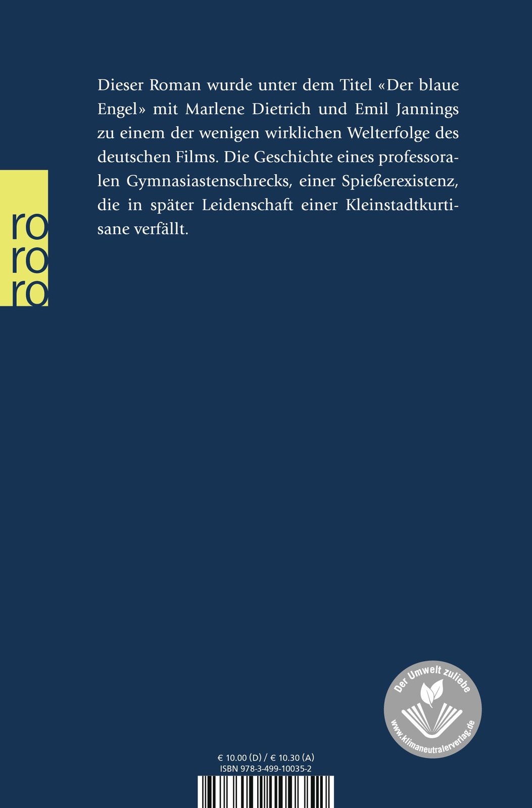 Thumbnail - Professor Unrat Heinrich Mann