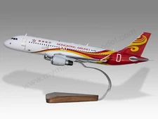 Airbus A320 Hong Kong Airlines Desk Wood Airplane New Model Small Scale 1/130