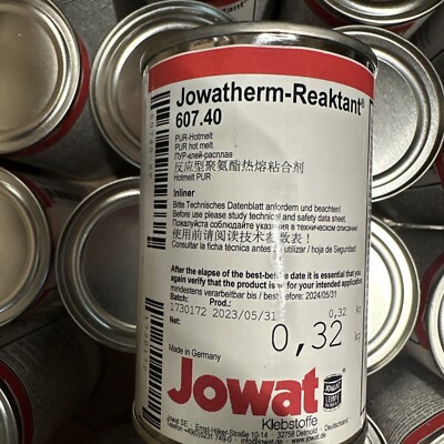 Jowat 607.40 Jowatherm Translucent Hot Melt PUR Glue Cartridge (24 In Case)