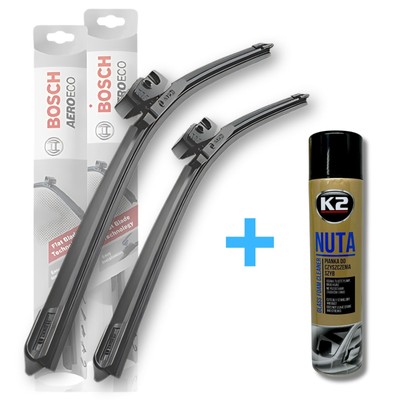 2x Bosch Scheibenwischer Set für ALFA ROMEO BRERA 2006-2010 + Schaumreiniger