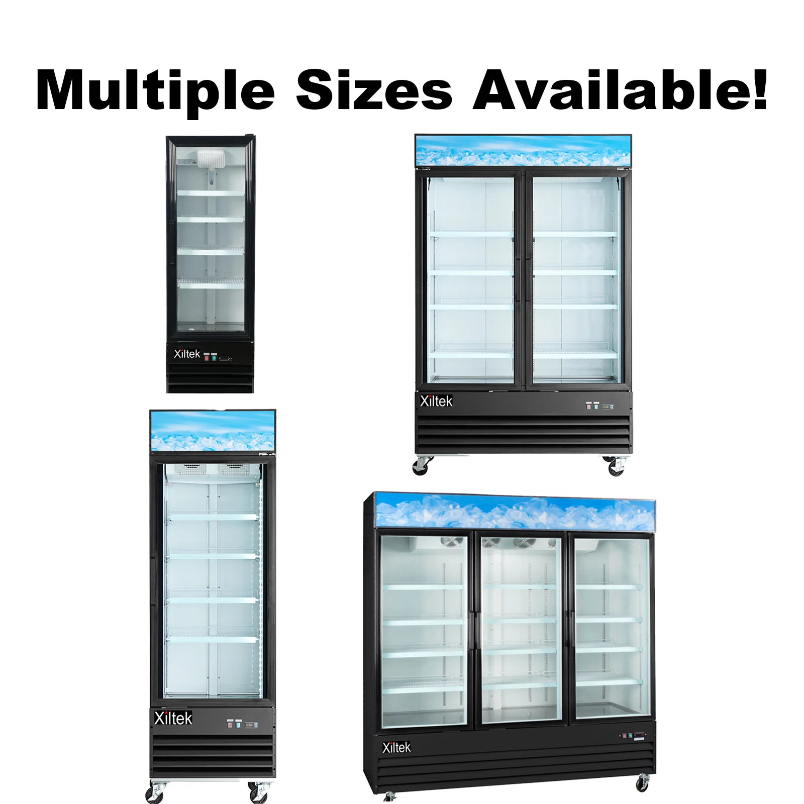 NEW Commercial Glass Door Merchandiser Reach in Refrigerator Display Cooler
Opens in a new window or