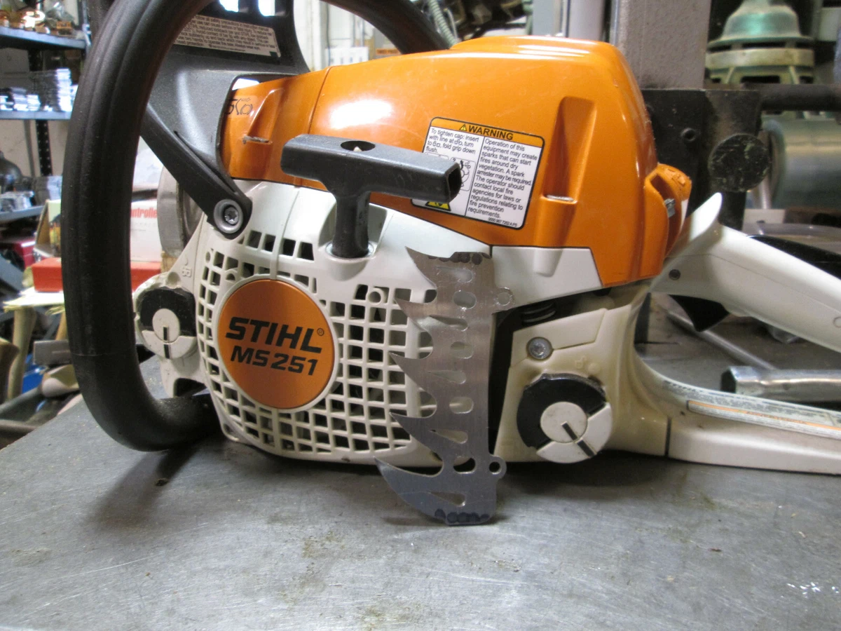 Stihl MS231 MS251 dog dawg spike front STEEL skeletonize laser eBay