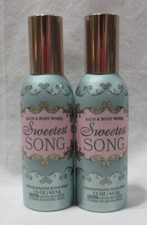 Bath  Body Works Concentrated Room Spray Lot Set of 2 SWEETEST SONG