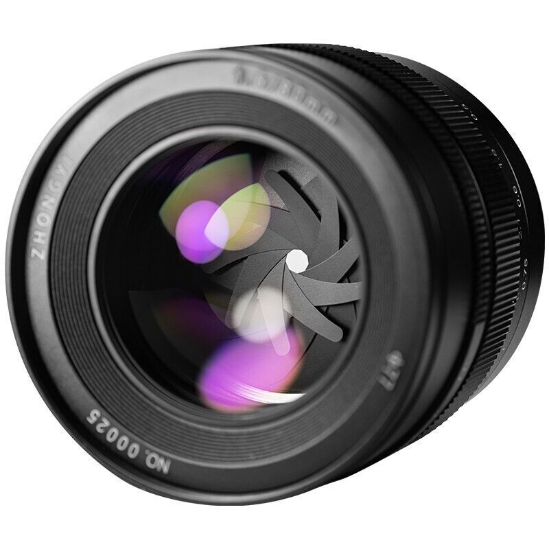 Zhongyi Mitakon SpeedMaster 80mm F1.6 Lens for Fujifilm Fuji GFX