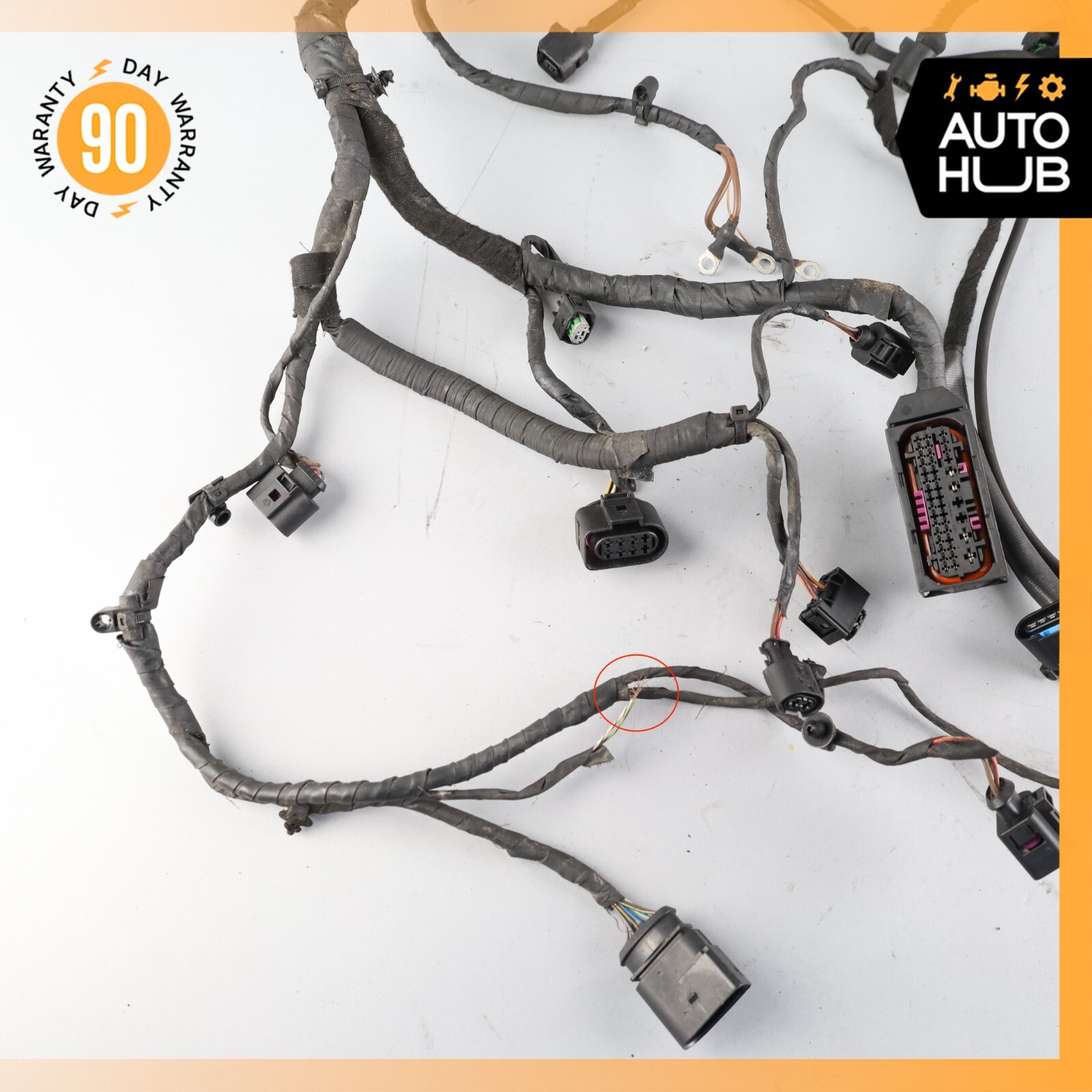 Bentley Continental Flying Spur Engine Motor Left Side Wiring Harness Cut 58k