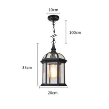 Outdoor Pendant Light Balcony Pendant Lighting Hotel Ceiling Lights Garden Lamps
