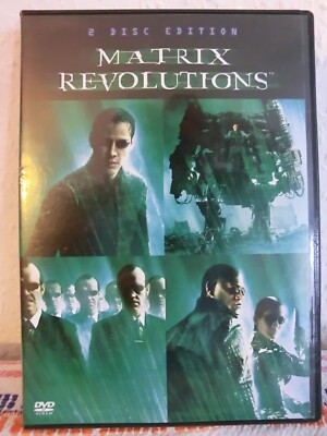Matrix Revolutions DVD 2-Disc Edition mit Keanu Reeves 2003 Zustand sehr gut