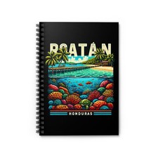Roatan Honduras Spiral Notebook  Journal  Diary