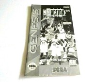 Sega Genesis NBA Action Instruction Manual Only