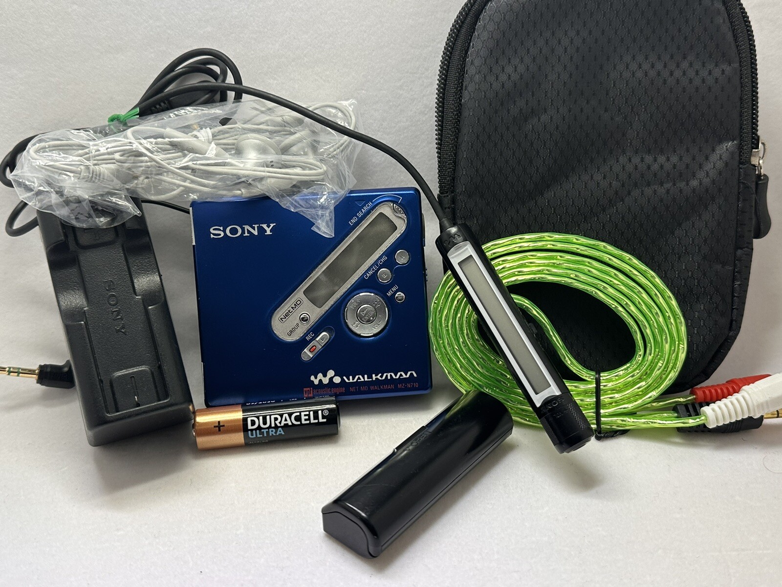 Sony MZ N710 portable minidisc player recorder With Sony Microphone. eBay