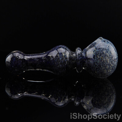 4.5'' Sleek Rounded Frit Tobacco Smoking Pipe Thick Collectible Pipes - P676A