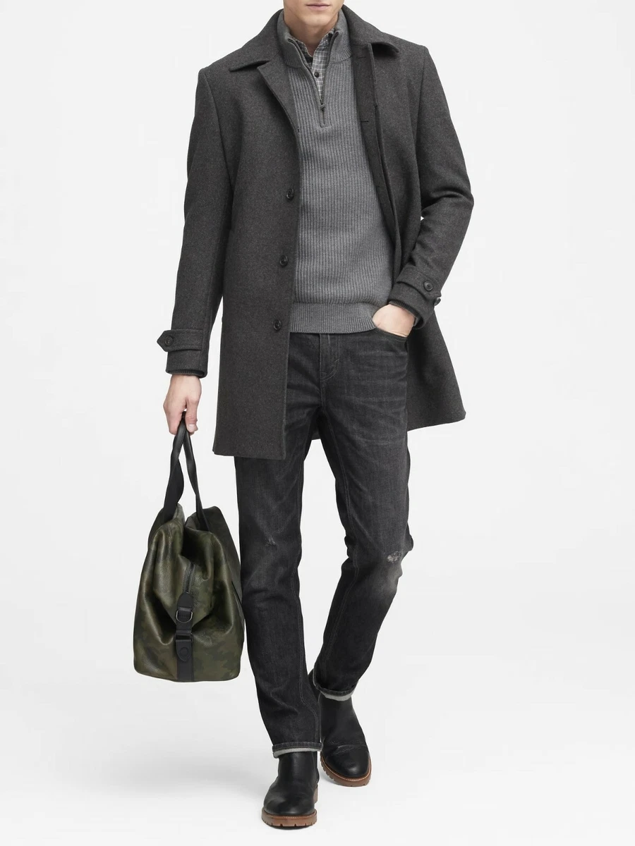 Melton car coat cheap