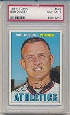 1967 Topps Bob Duliba (#599) PSA8 PSA (#04)