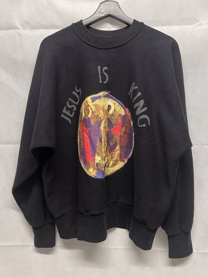 Kanye West Jesus Is King Painting Crewneck | eBay 