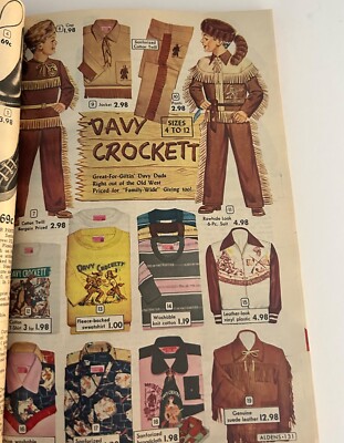 1955 ALDEN'S CHRISTMAS CATALOG 413 PAGES - CROCKETT, TOYS, GAMES