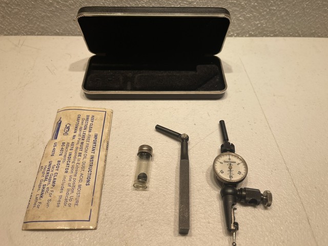 Vintage Craftsman 4076 .001 Dial Test Indicator in Original Case for ...