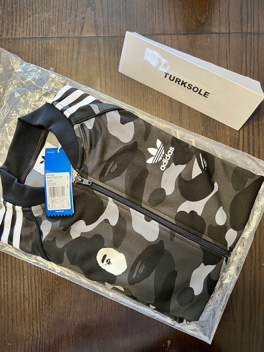 BAPE x Adidas Adicolor Track Jacket Top Cinder Size Small FW18 | eBay