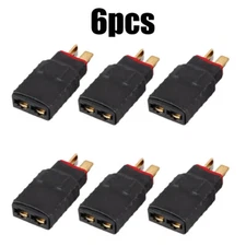 Female To Male T-plug Battery Adapter Connecter for Traxxas TRX RC Car 6pcs/set