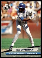 1992 Ultra Jose Offerman Los Angeles Dodgers #215